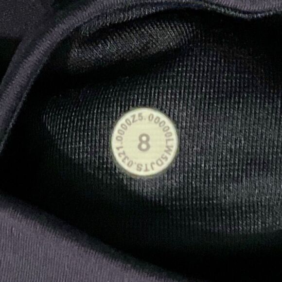 LULULEMON INSTILL HIGH RISE TIGHT 25” IN TRUE NAVY WOMEN SIZE 8 LEGGINGS PETITE - Picture 11 of 14